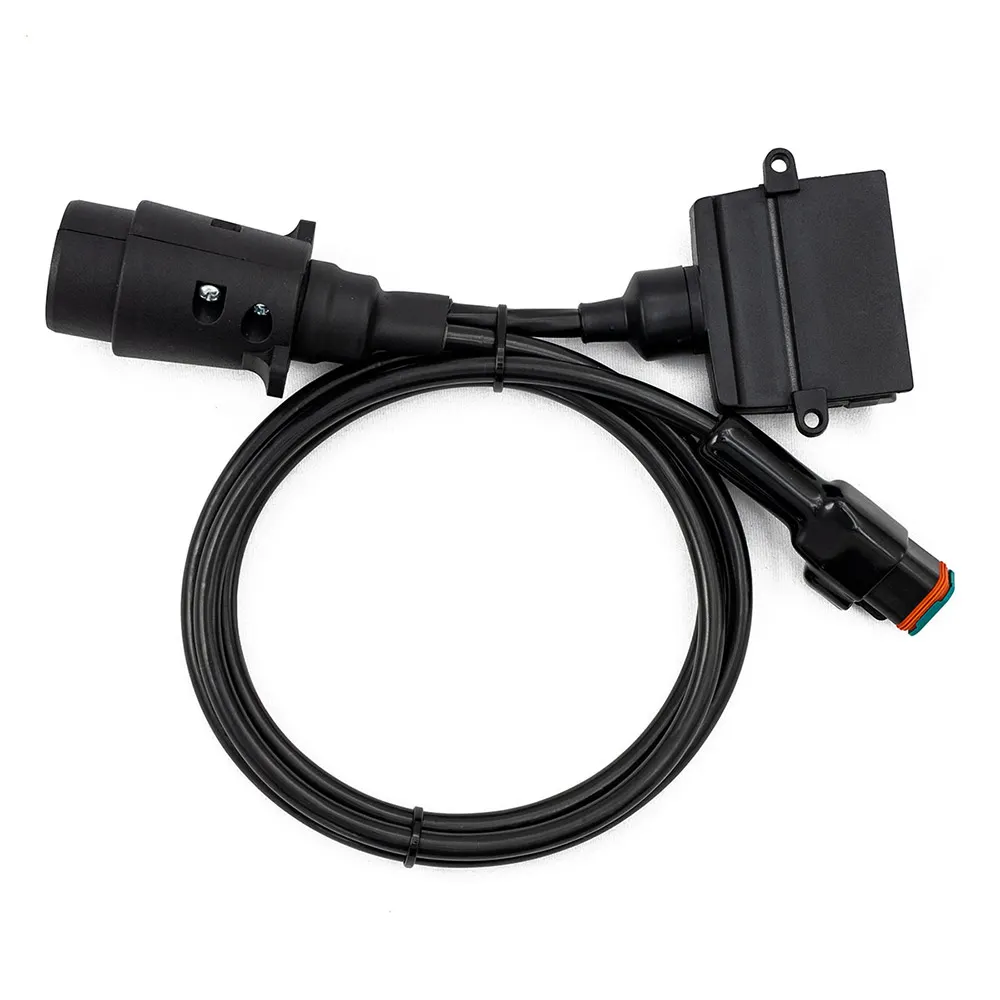 ELECBRAKES 7 Pin Large Round To 7 Pin Flat Adaptor Socket A7LR-7