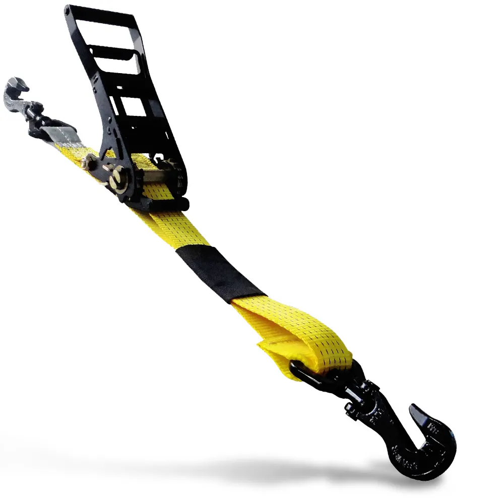 BEAVER Strap Ratcheting Webdog 8mm 1M 3800kg Grab Hooks