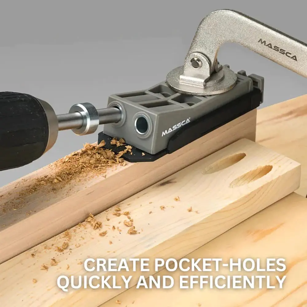 MASSCA Twin Pocket Hole Jig Kit MASX0023NLS7H