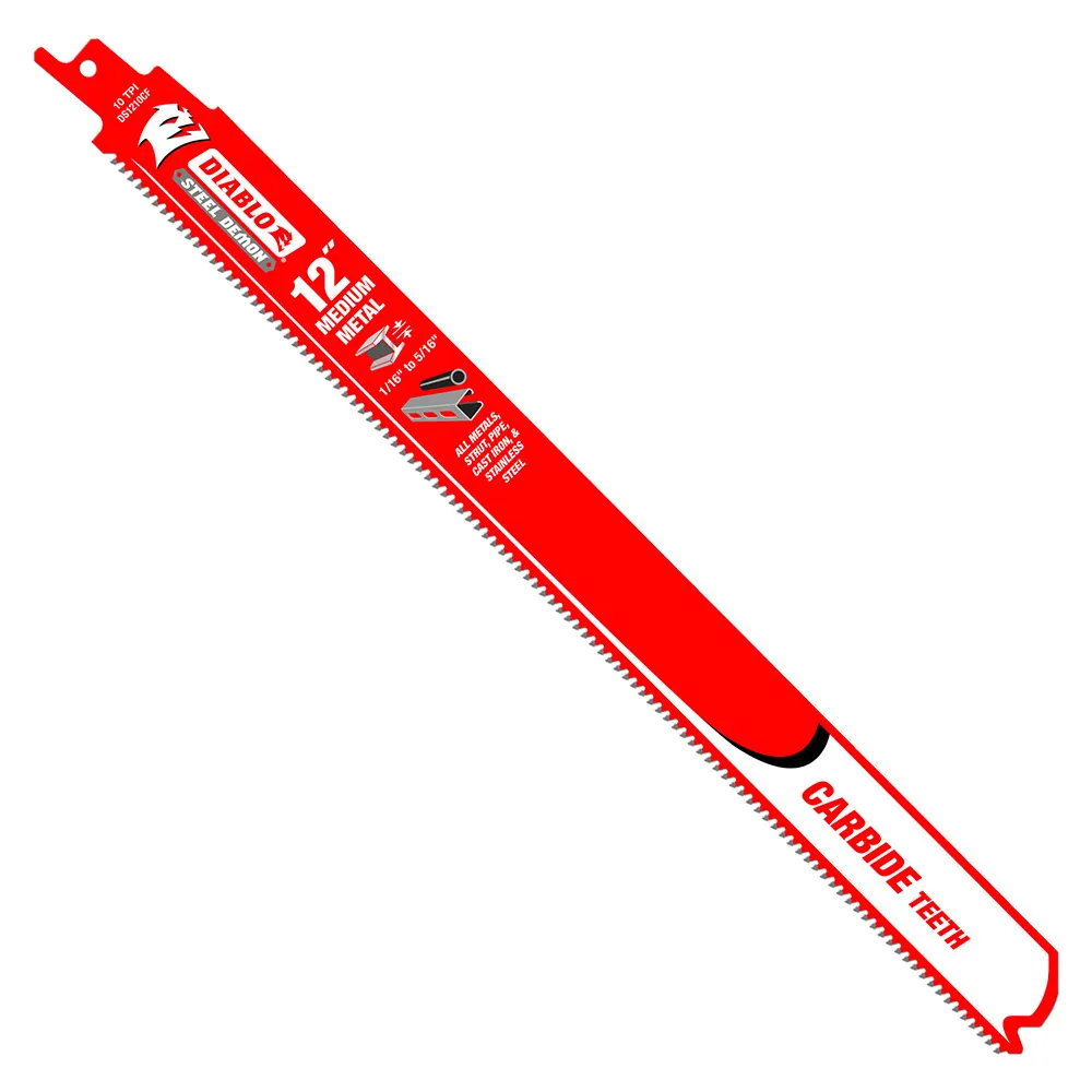 DIABLO 300mm Steel Demon Carbide Recip Blade for Medium Metal Cutting 2610066487