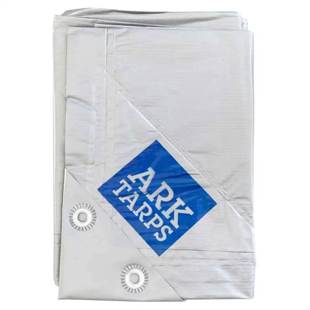 ARK TARPS 4M x 6M Grey Heavy Duty Tarp 12AX0040T0060