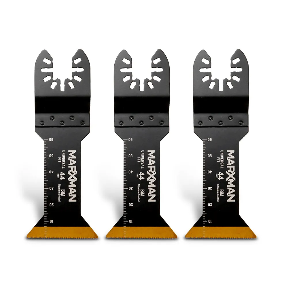 MARXMAN 44x115m Bi-Metal Multi-Tool Plunge Blade Set - 3 Piece MOMTBIM443PC