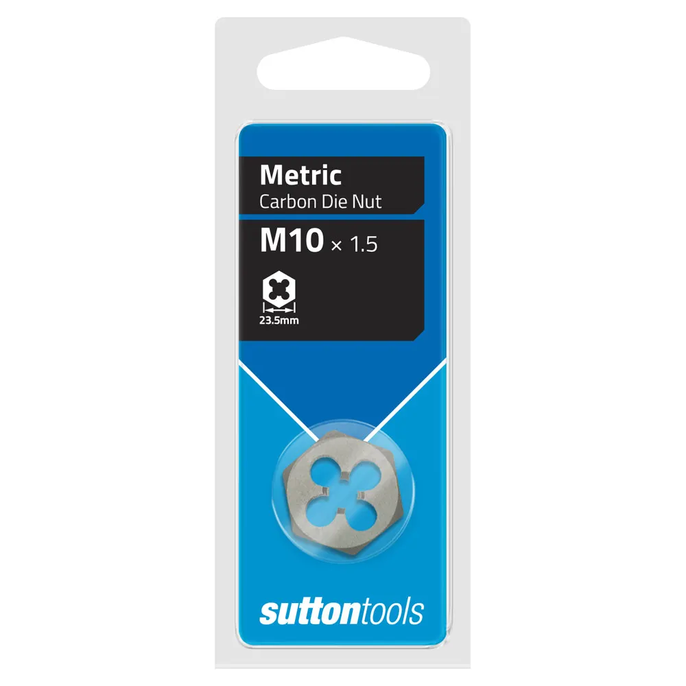 SUTTON M10 x 1.5 Hexagon Die Nut M4401000
