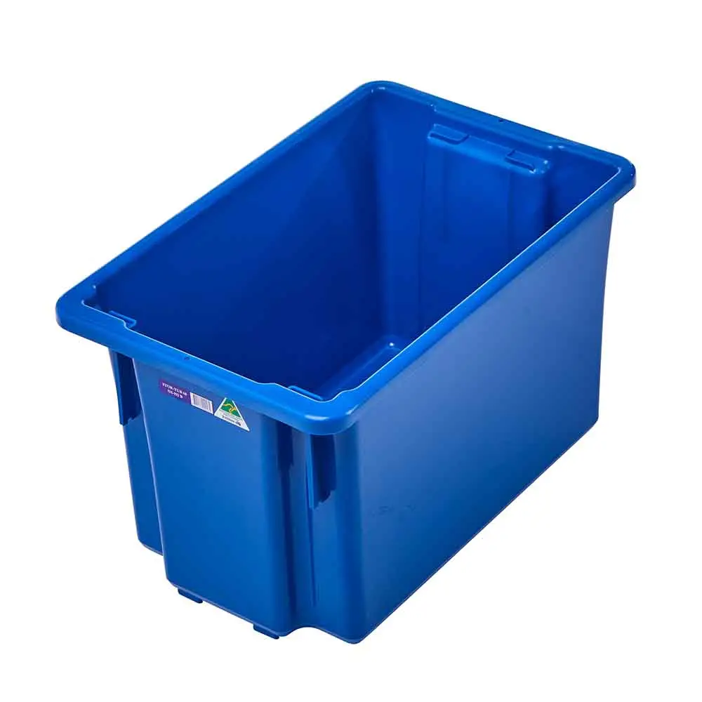FISCHER 68l Blue Stack & Nest Storage Tub F1H-192BL