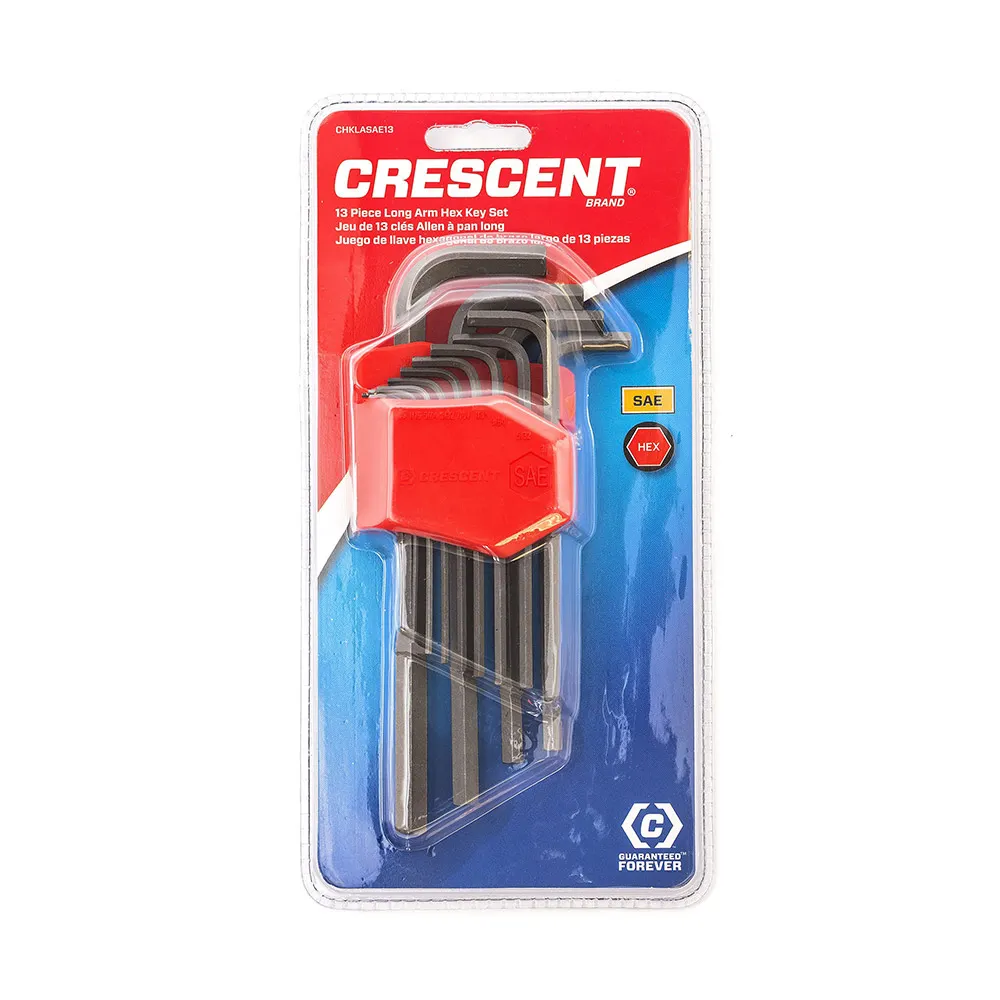 CRESCENT 13 Pc. Long Arm Sae Hex Key Set CHKLSAE13