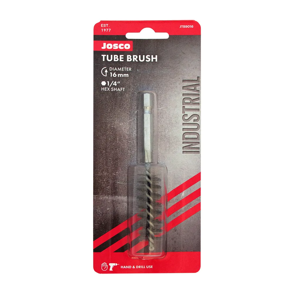 JOSCO 16 x 45 x 90mm 1/4-Hex Condenser Tube Brush