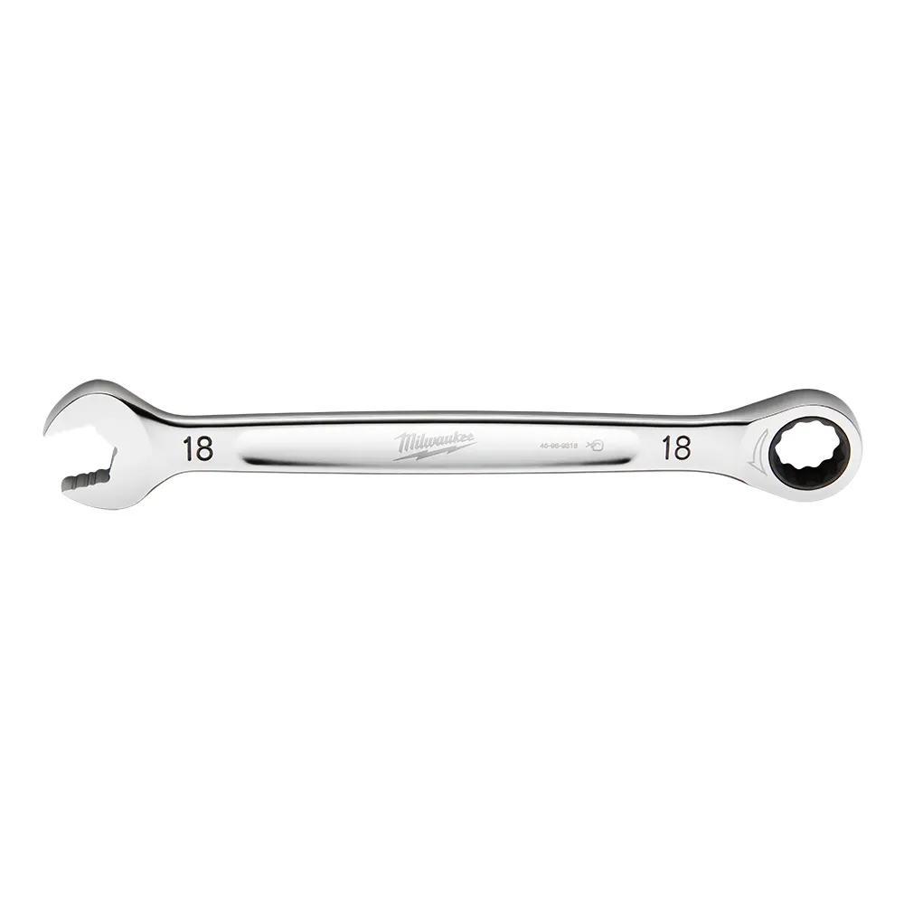 MILWAUKEE 18mm 144T Ring & Open Metric Ratcher Spanner 45969318