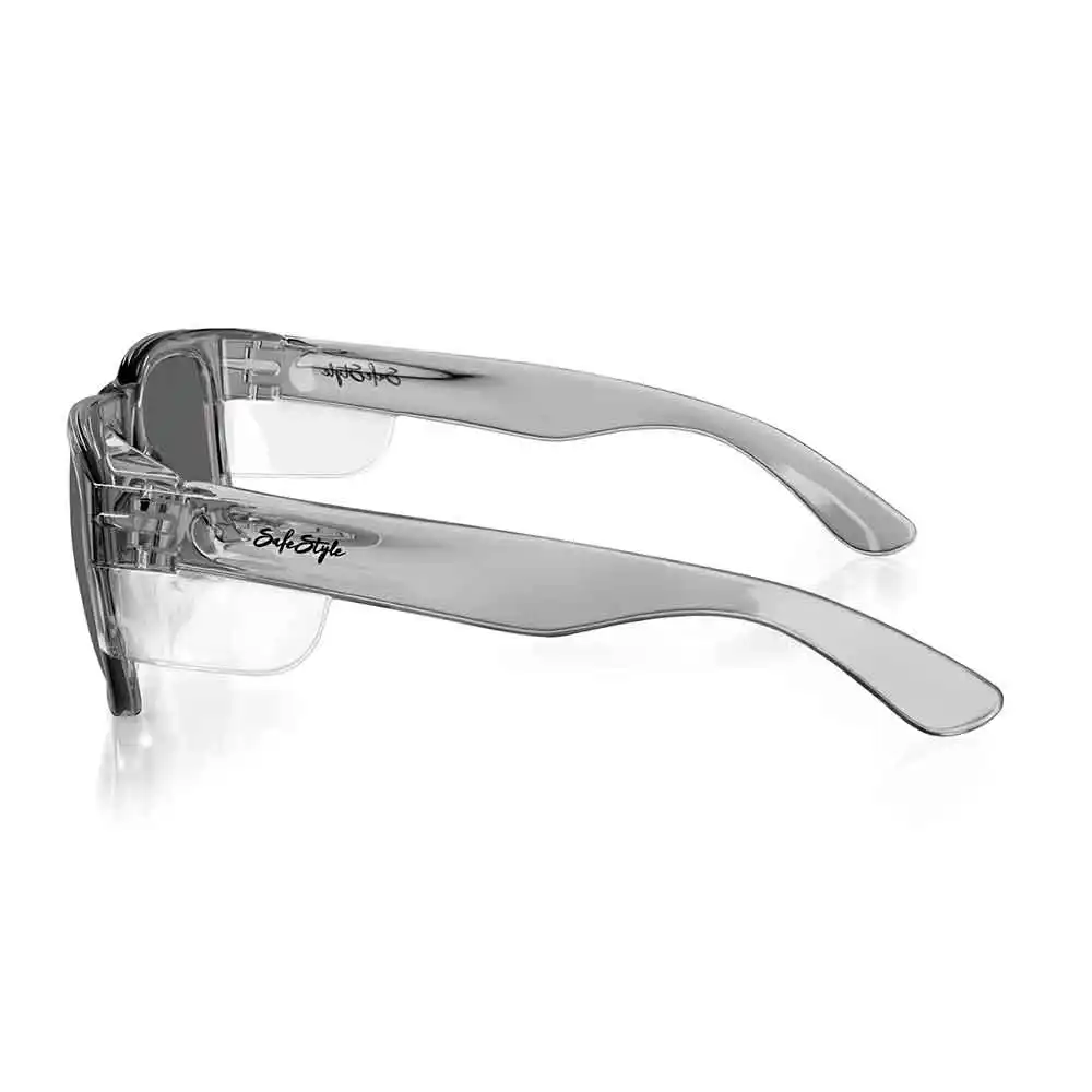 SAFESTYLE Fusions Graphite Frame Polarised UV400 Lens Safety Glasses FGP100