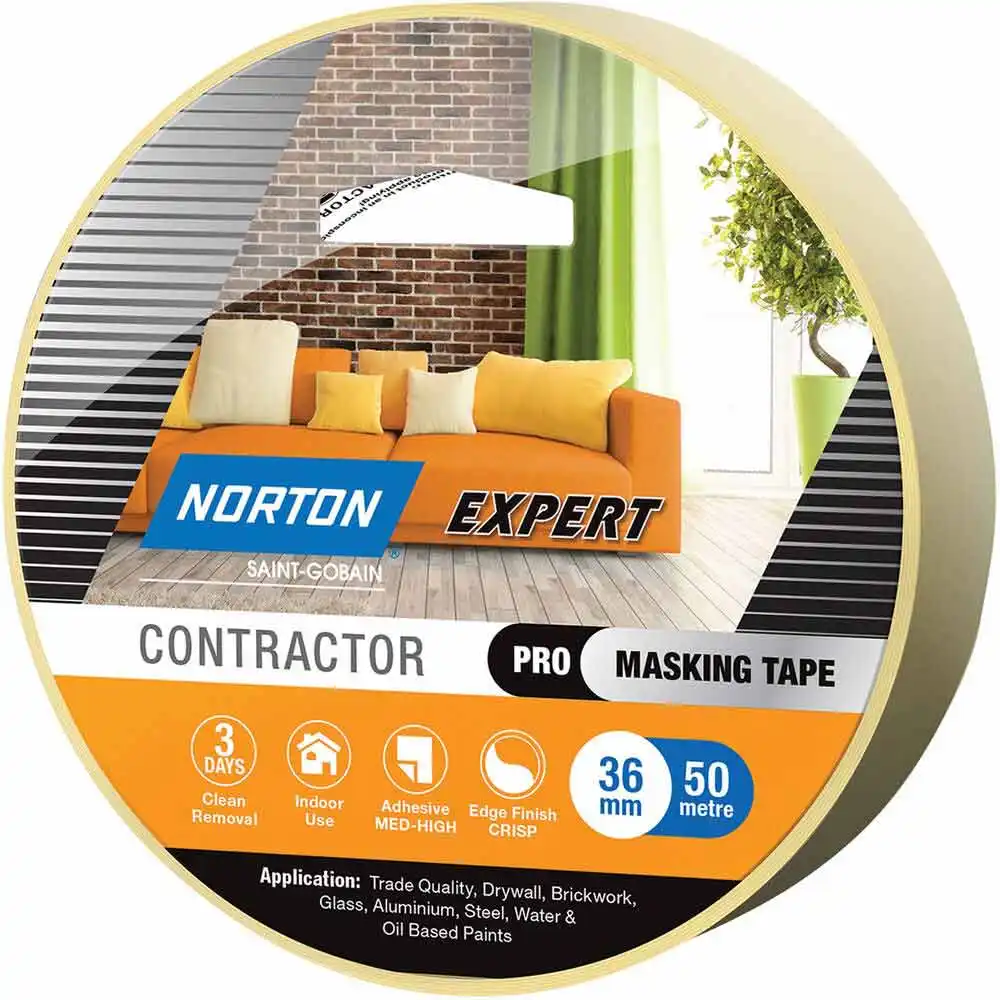 NORTON 36mm X 50m Expert 3 Day Masking Tape 69957341726