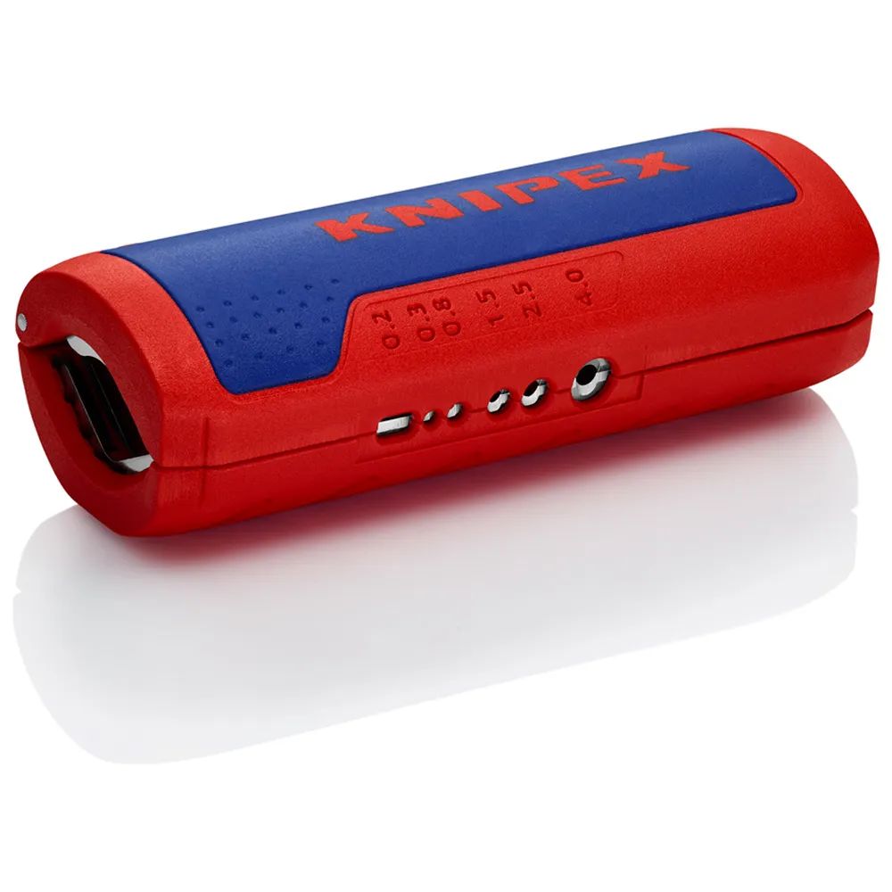 KNIPEX 100mm Plastic Pocket Ergostrip Wire Stripper 902202SB