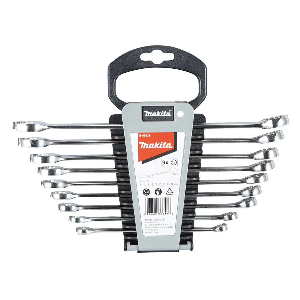 MAKITA Combination Wrench Set - 9 Piece B-65539