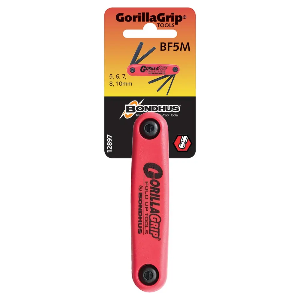 BONDHUS 5 Pce Ball End Gorillagrip 5-10Mm BD12897