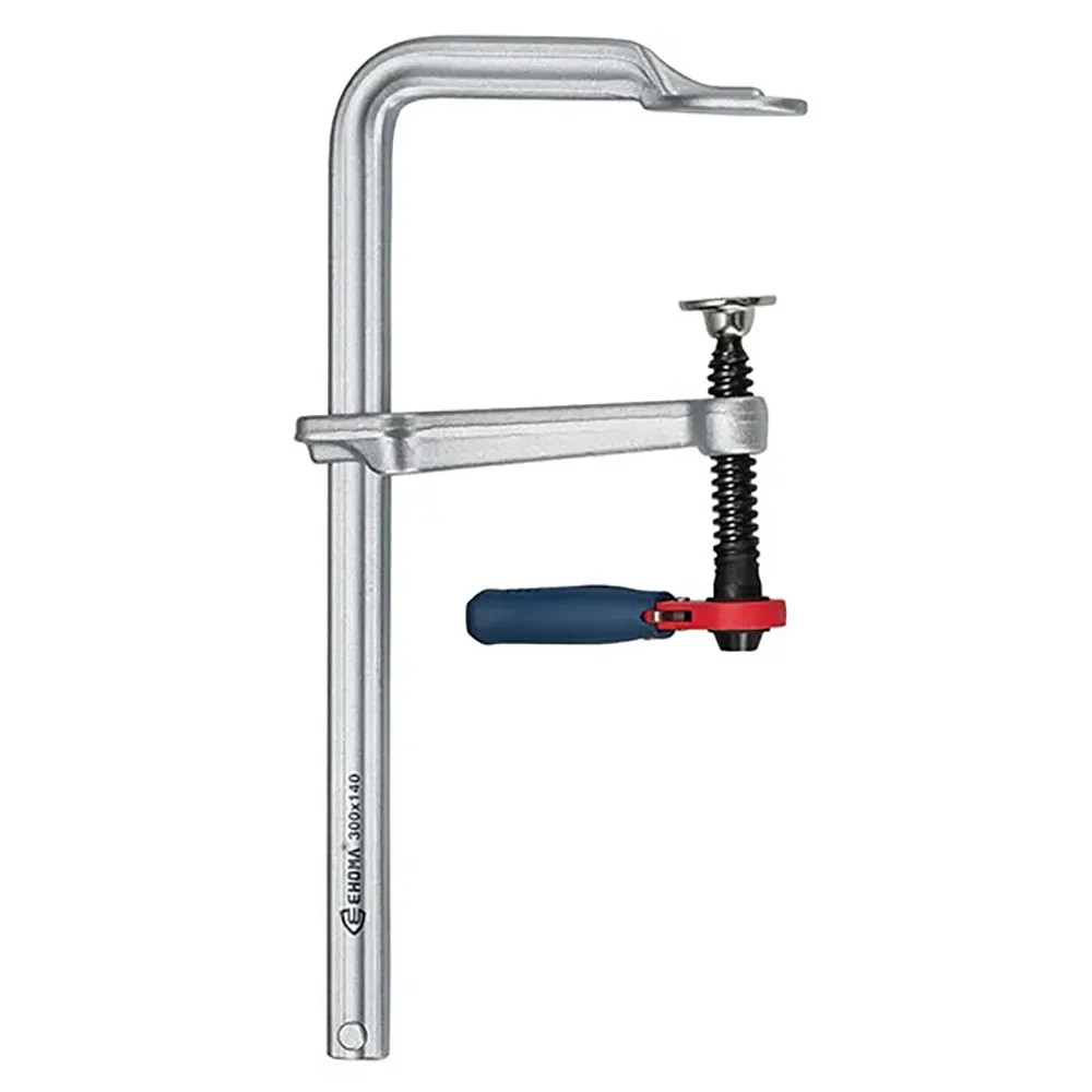 EHOMA 400mm x 175mm 700kg Soft Grip Handle Ratchet F Clamp EC-G40R