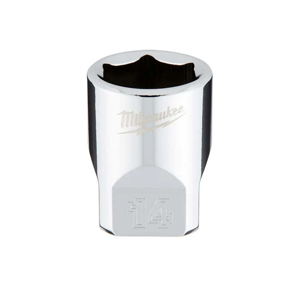 MILWAUKEE 14mm 1/4inch Metric Socket 45349040