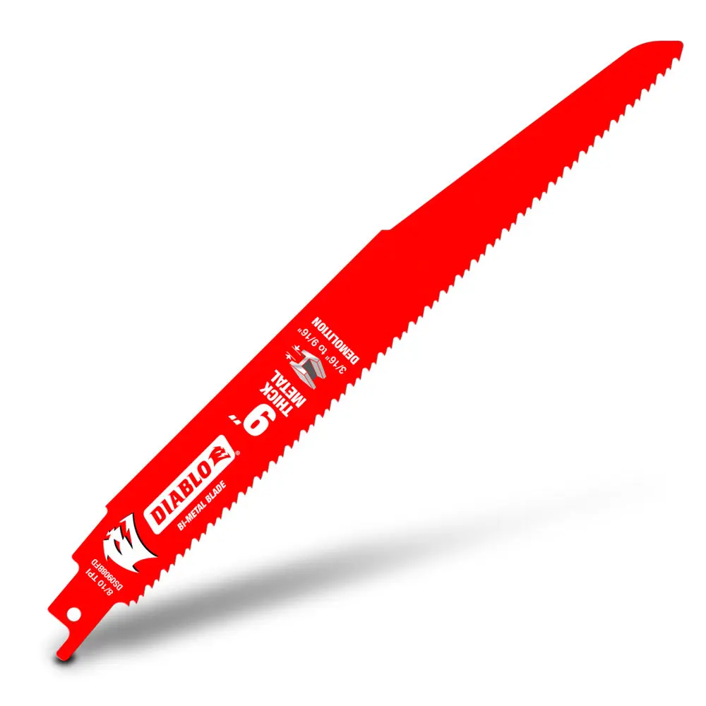 DIABLO 229mm Bi-Metal Recip Blade for Thick Metal/Demolitio - 5 Piece 2610052325
