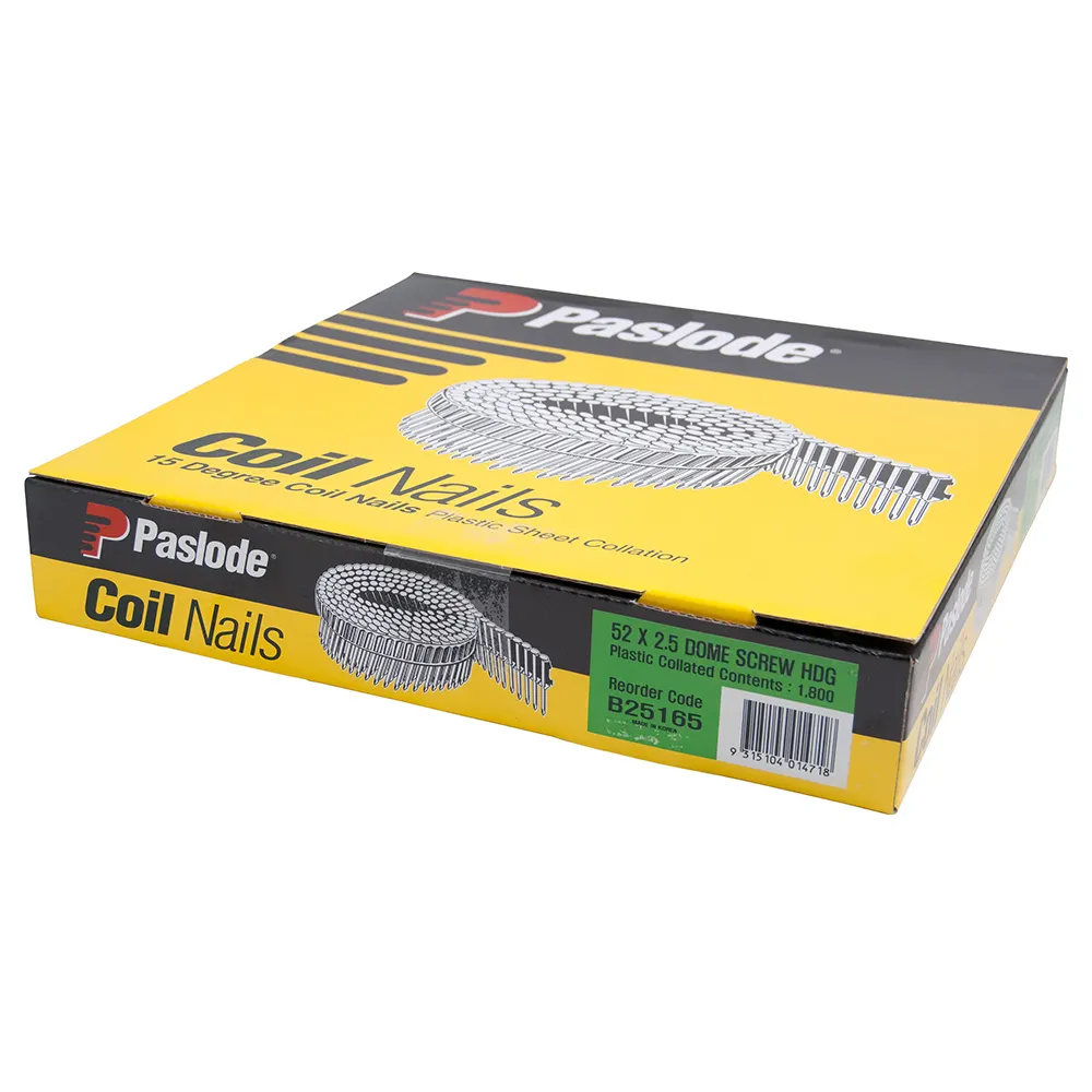 PASLODE 52mm Collated Plastic Sheet Nails 1800 Pack B25165