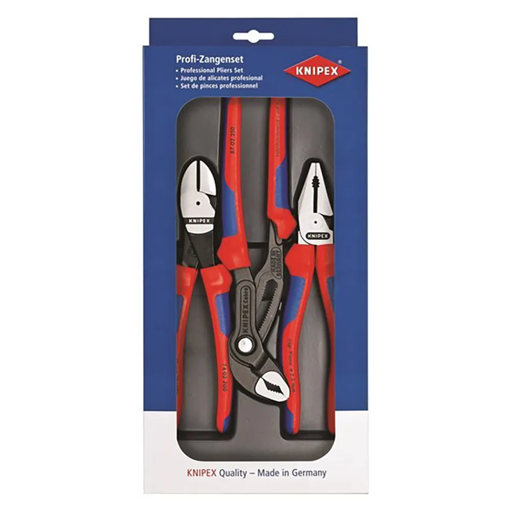 KNIPEX Multigrip Plier Set - 3 Piece 002011S