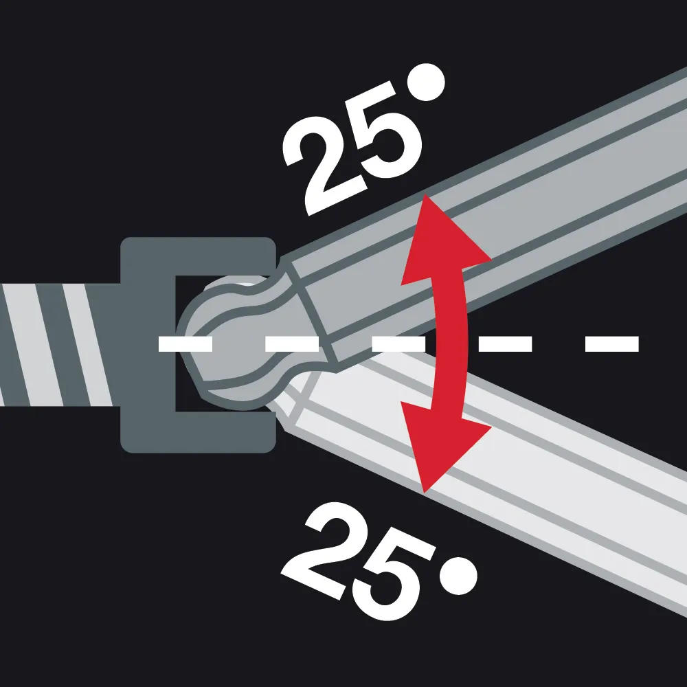 WIHA EGROSTAR 9 Piece Ballpoint Magicring Metric Hex Key Set 43851