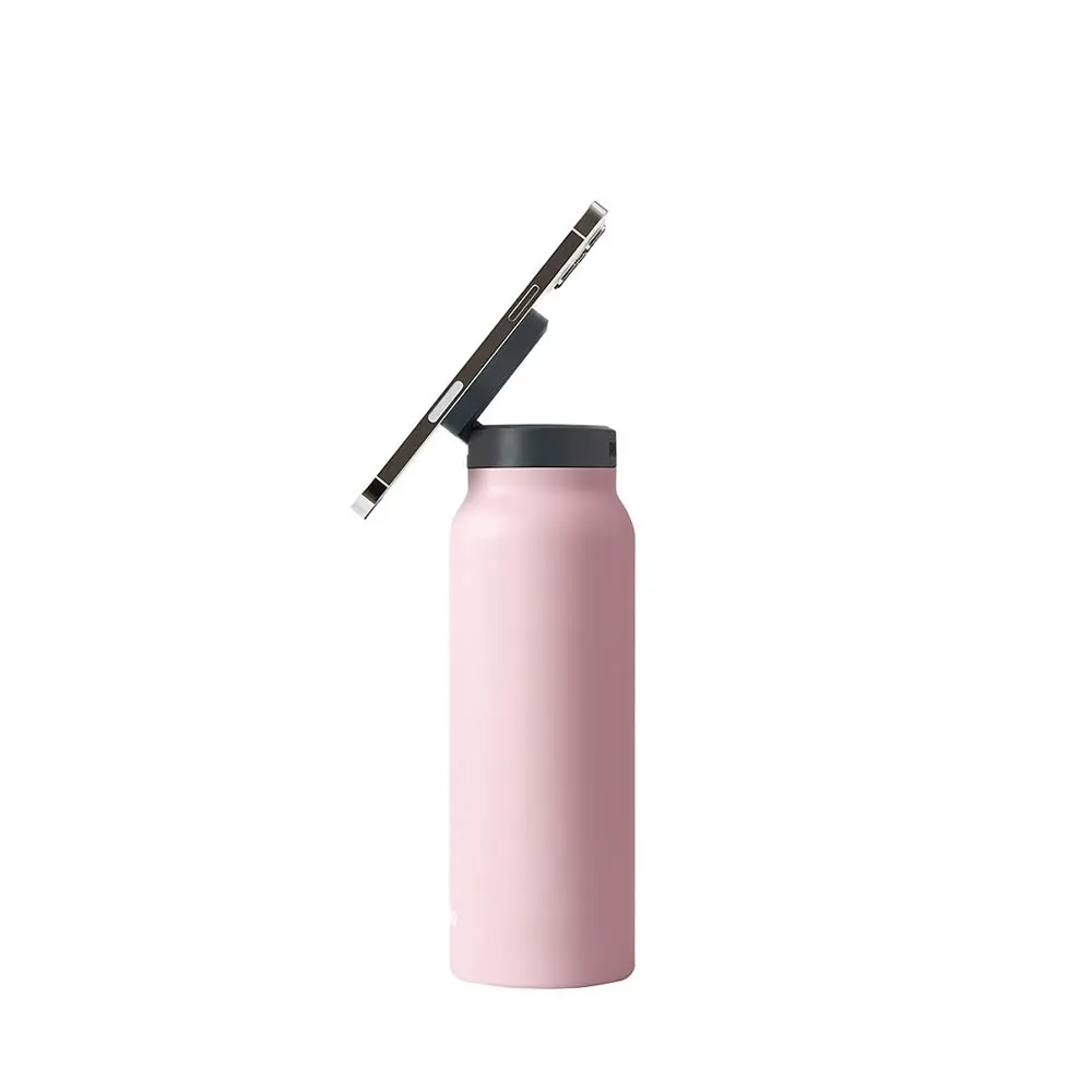 RINGO 710ml (24oz) Water Bottle - with Magnetic Phone Mount - Pink B2PK24LSC1