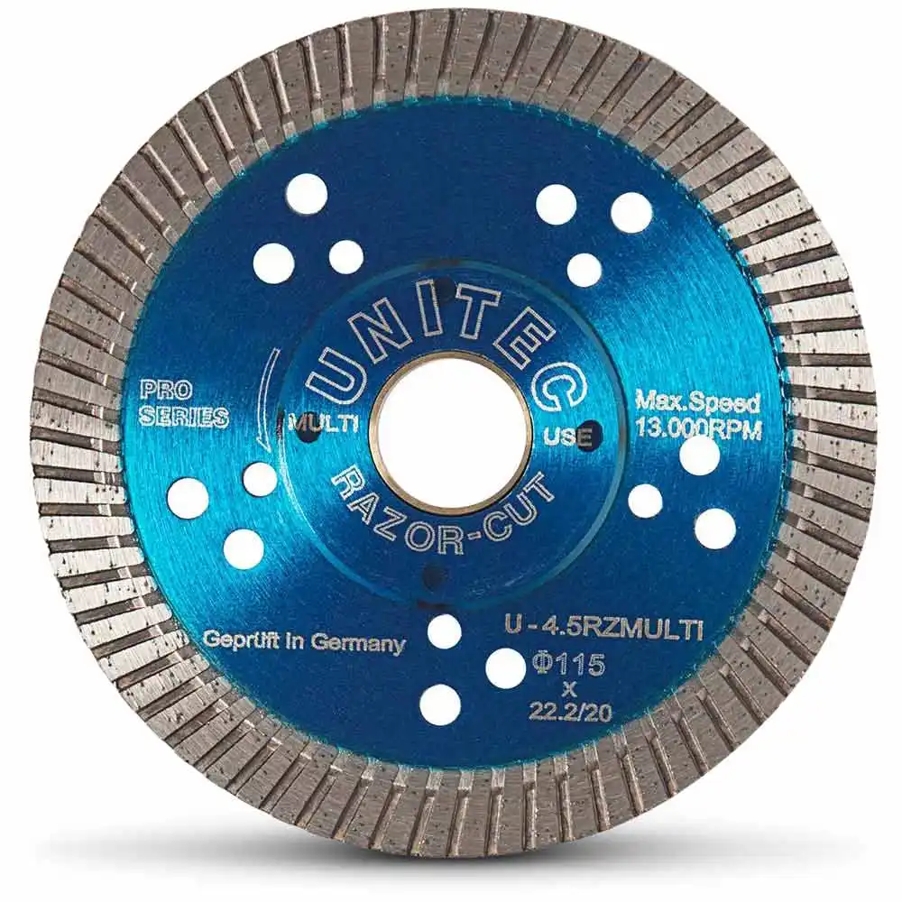 UNITEC 115mm Turbo Diamond Blade for General Purpose Cutting - RAZORCUT U45RZMULTI