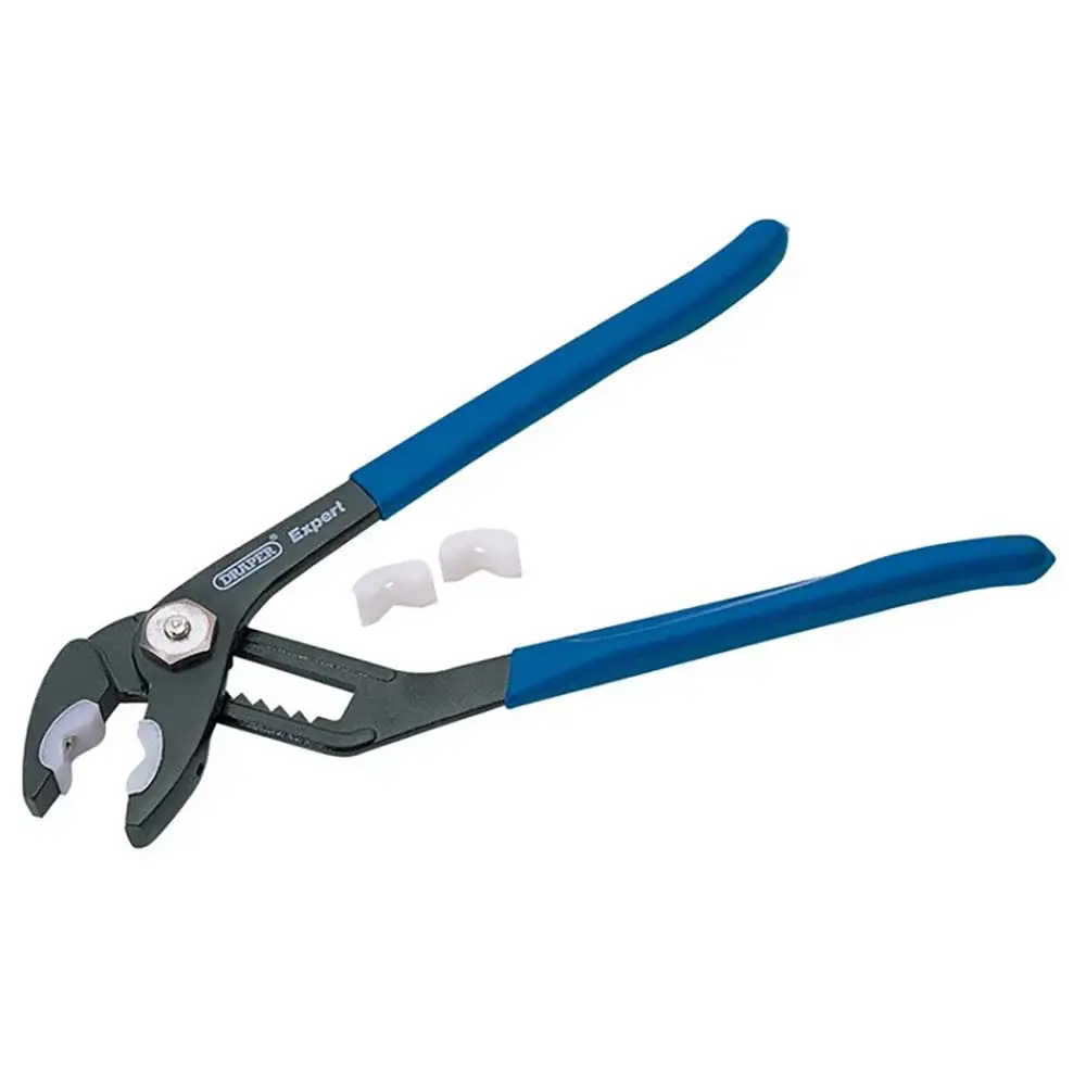 DRAPER 250mm Plastic Jaw, Plastic Handle Multigrip Plier 19207