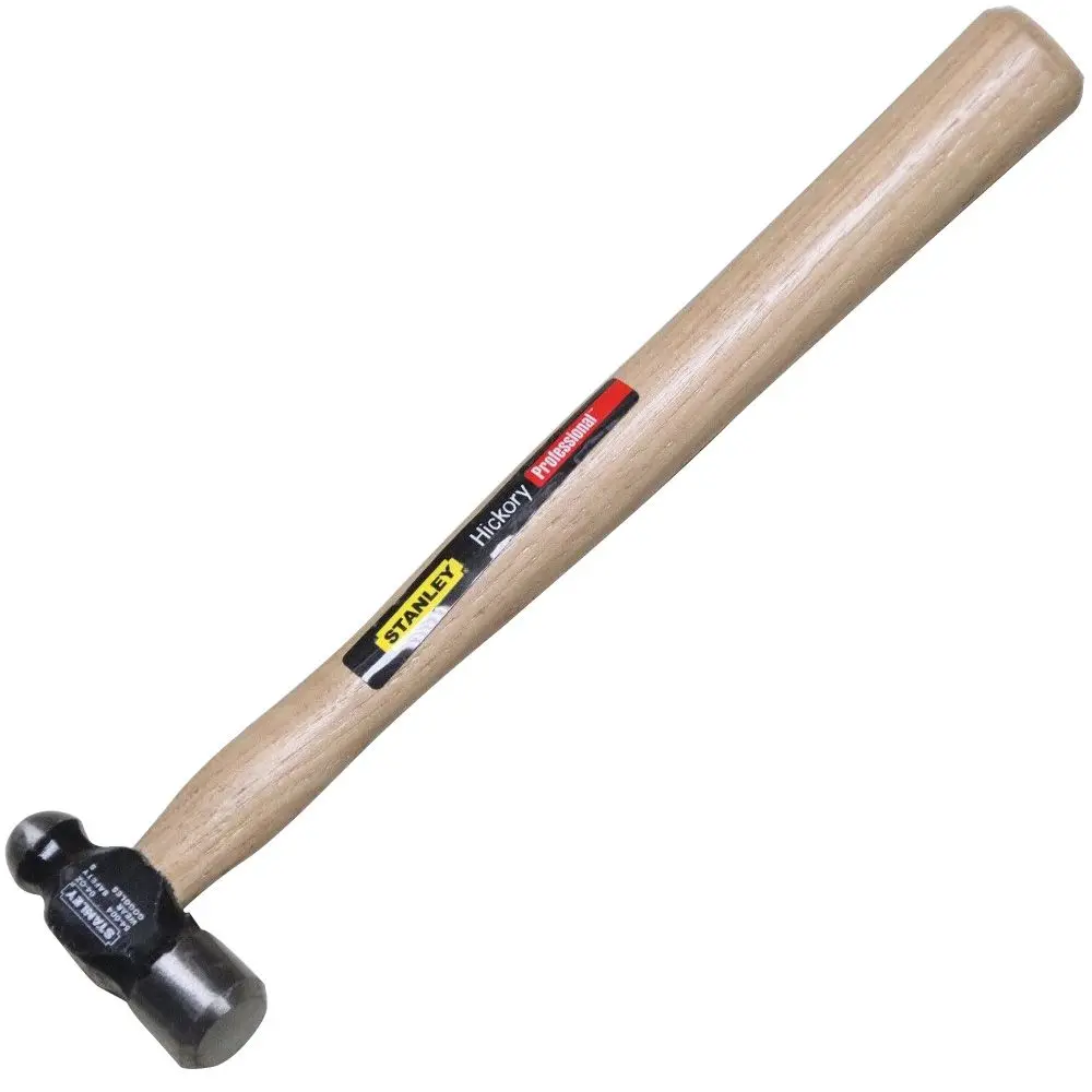 STANLEY 4oz/125g Wooden Handle Ball Pein Hammer 54-004