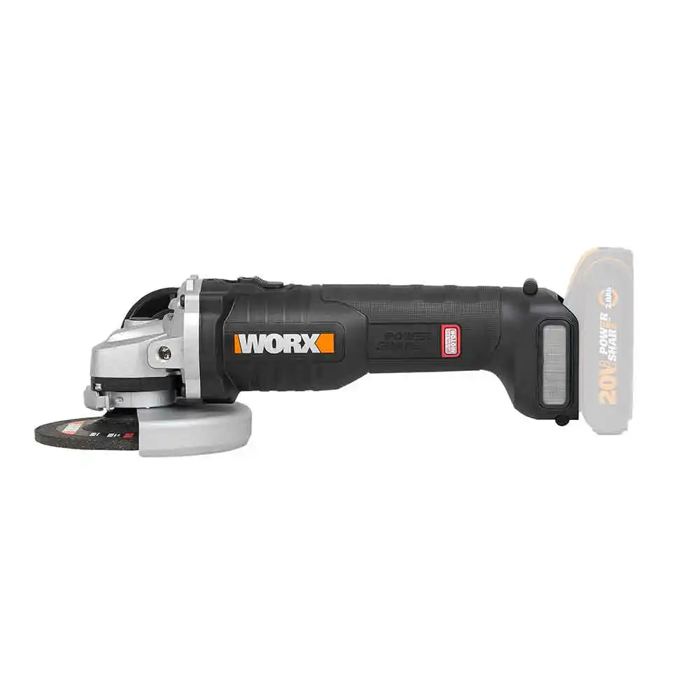 WORX 20V Brushless 125mm Angle Grinder Skin WX812.9