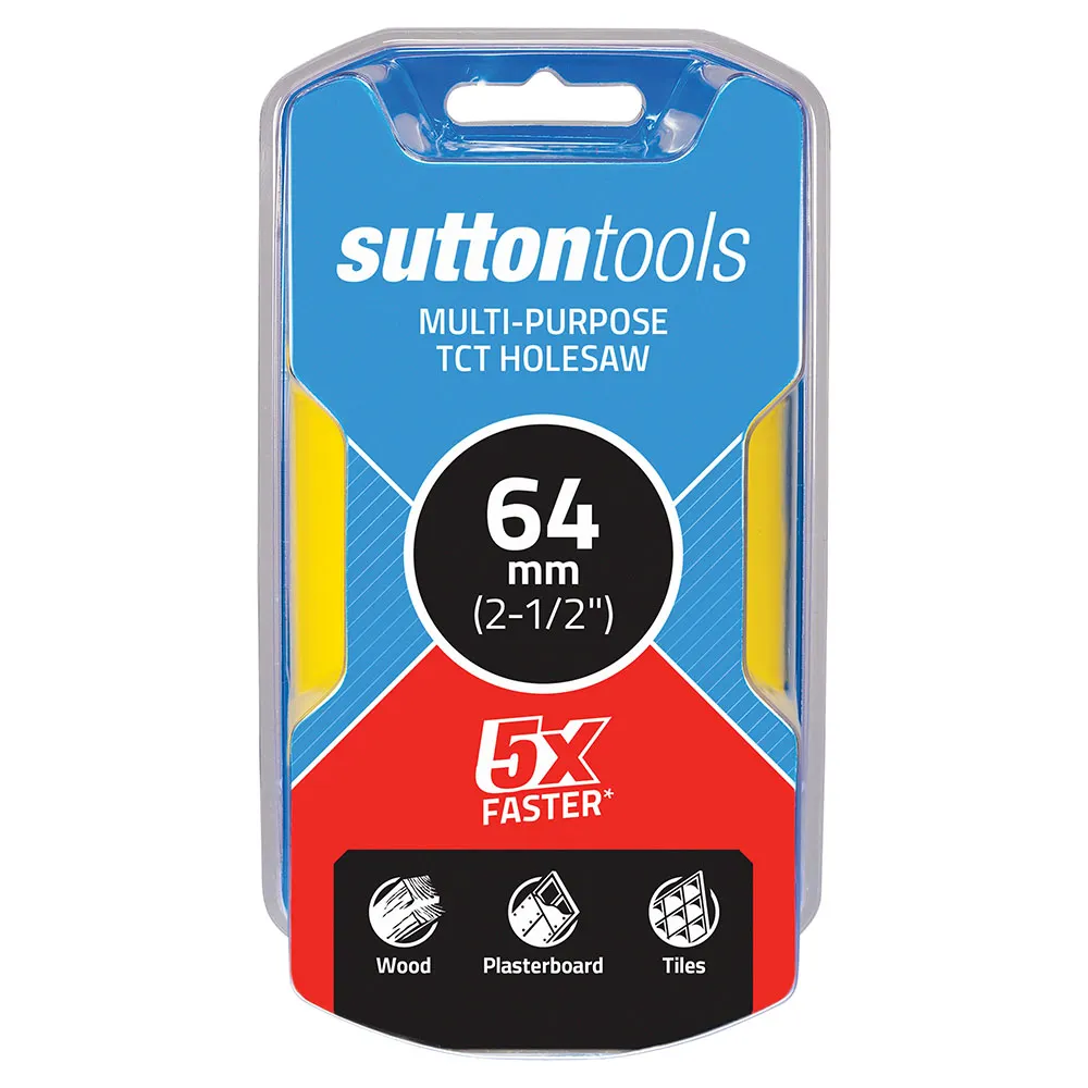 SUTTON 64mm (2-1/2inch) TCT Multi-Purpose Holesaw