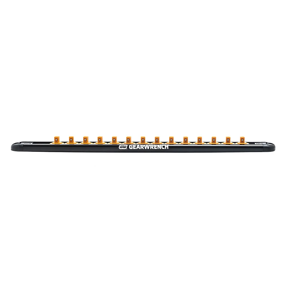 GEARWRENCH 1/4inch Drive Magnetic Socket Rail Includes 14 Clips 83126