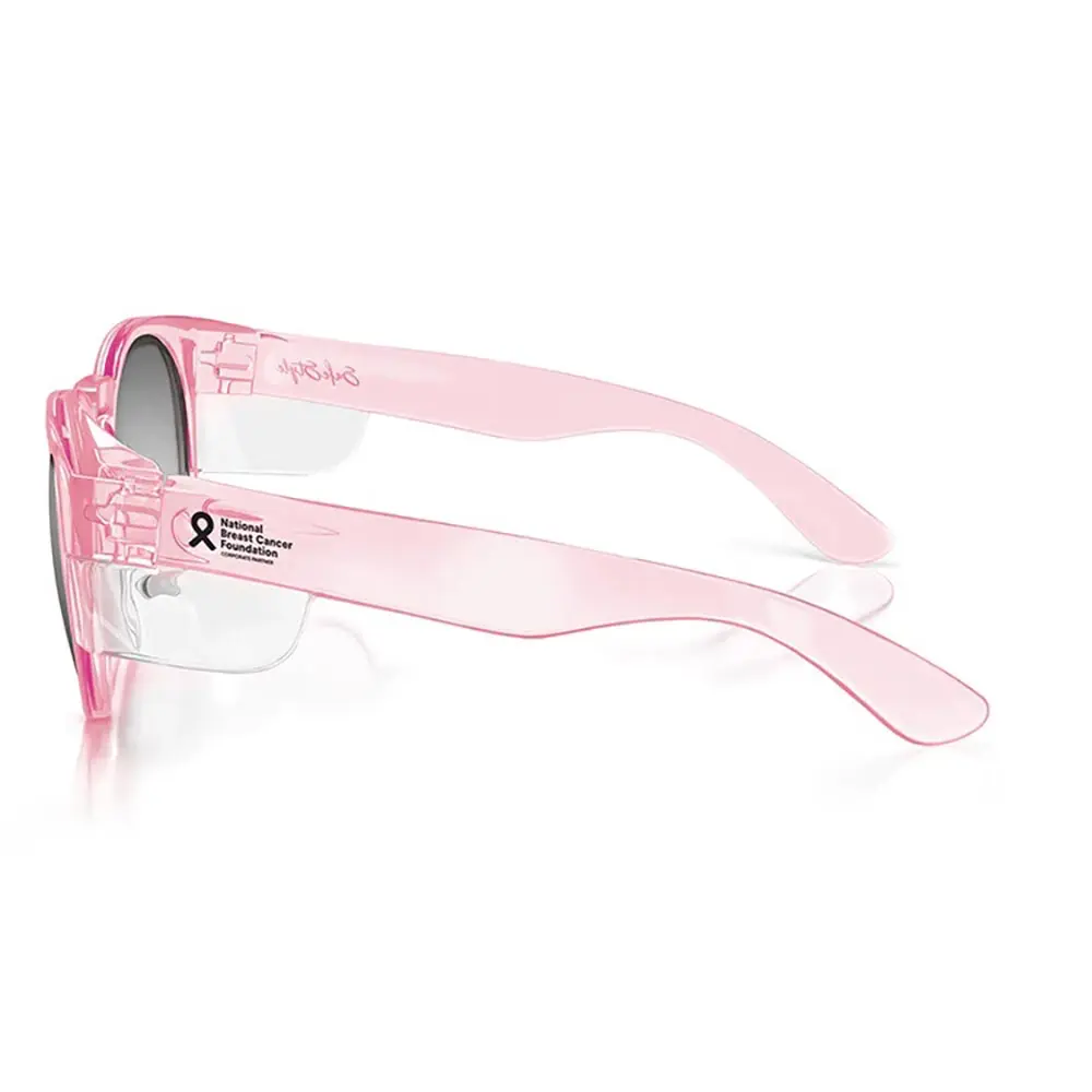 SAFESTYLE Cruisers Pink Frame Polarised UV400 Lens Safety Glasses CRPP100