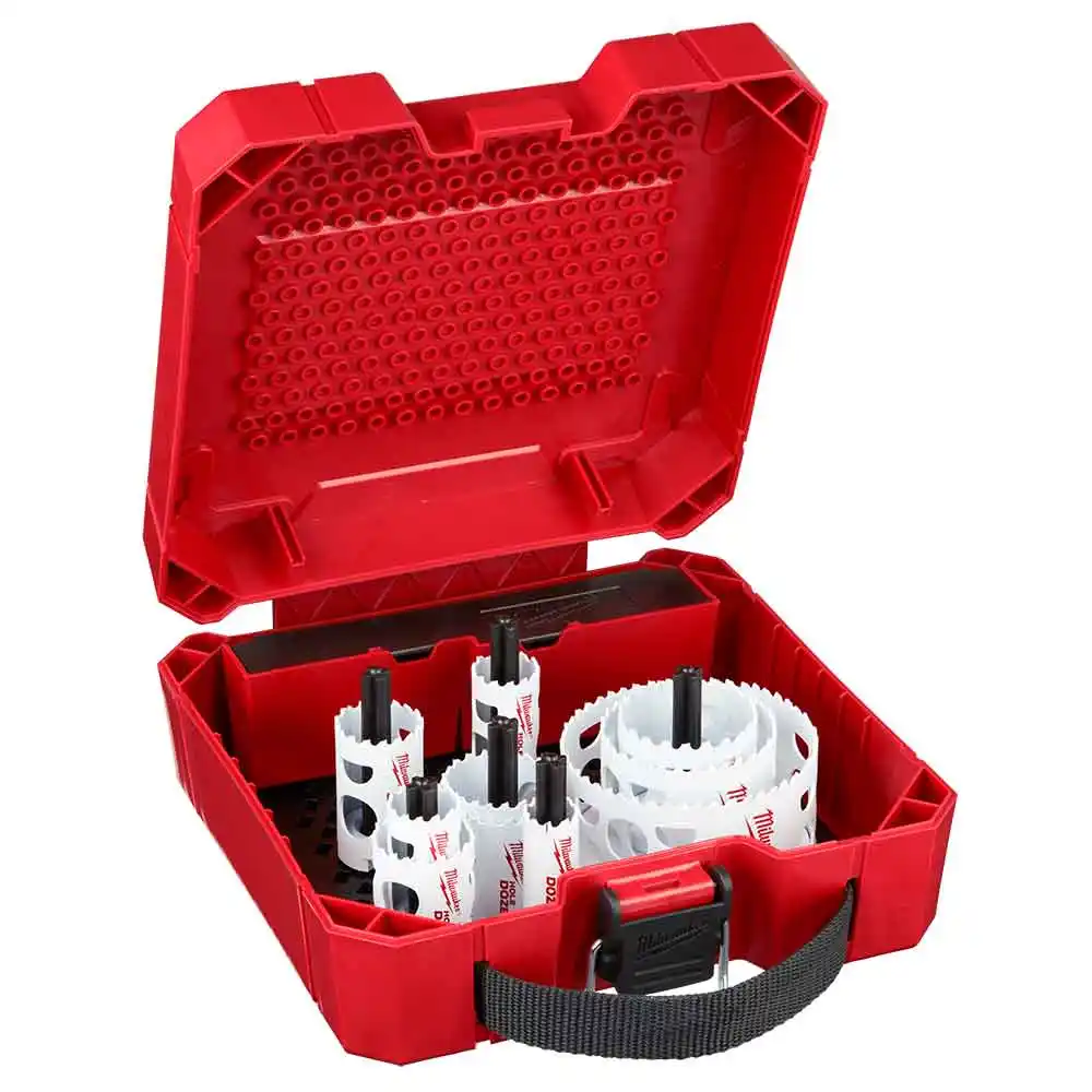 MILWAUKEE 19-92mm Bi-Metal Cobalt Holesaw Set for Plumbers - HOLEDOZER - 14 Piece 49224151