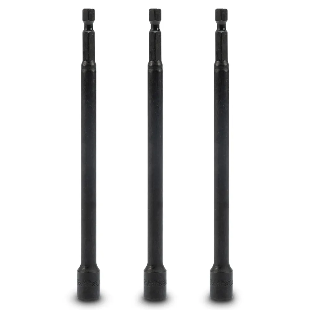 MARXMAN 5/16x150mm Magnetic Power Impact Nutsetter Bit - 3 Piece MN5161503PC