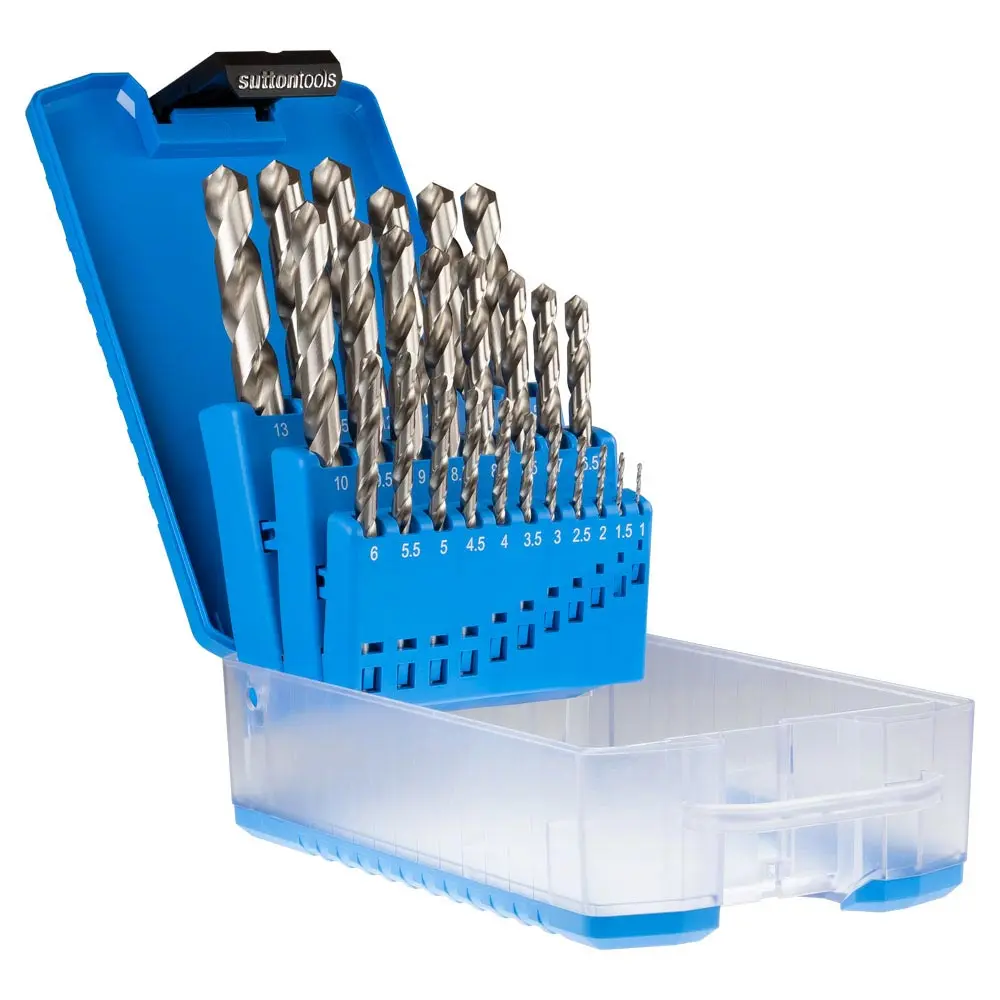 SUTTON 1-13mm Metric HSS-Bright Jobber Drill Bit Set - VIPER - 25 Piece D105V3M