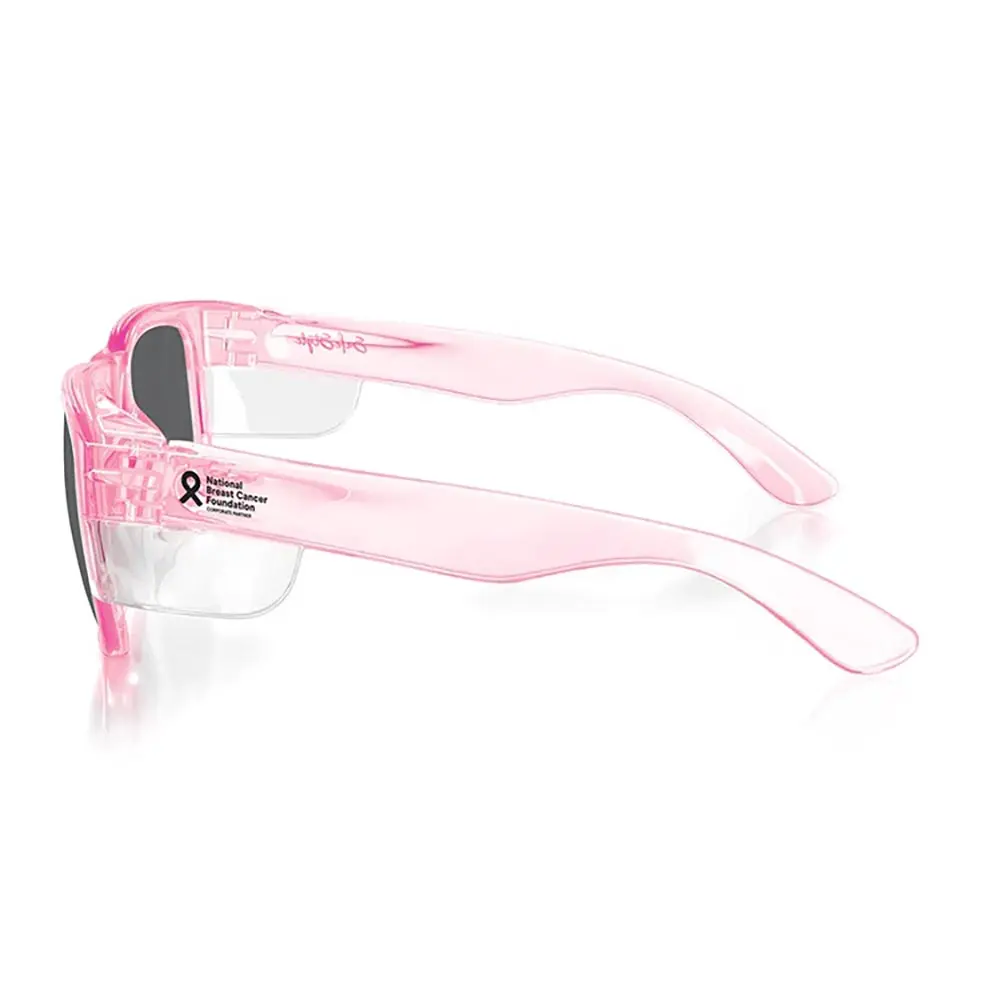 SAFESTYLE Fusions Pink Frame Polarised UV400 Lens Safety Glasses FPP100