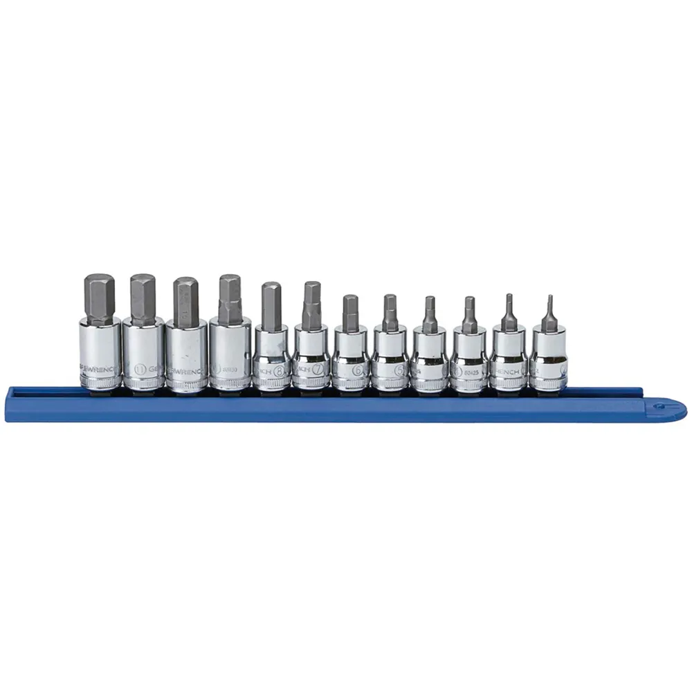 GEARWRENCH 12 pcs 3/8inch Drive Metric Hex Bit Socket Set 80580