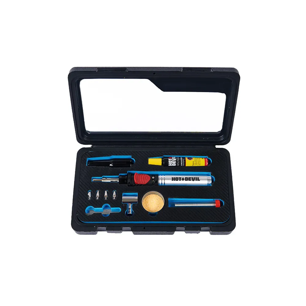 HOT DEVIL Soldering Iron & Blow Torch Kit - 12 Piece HD1976K