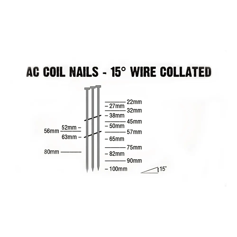 AIRCO Fencing Coil Nail - 56 x 2.5mm YA56251S