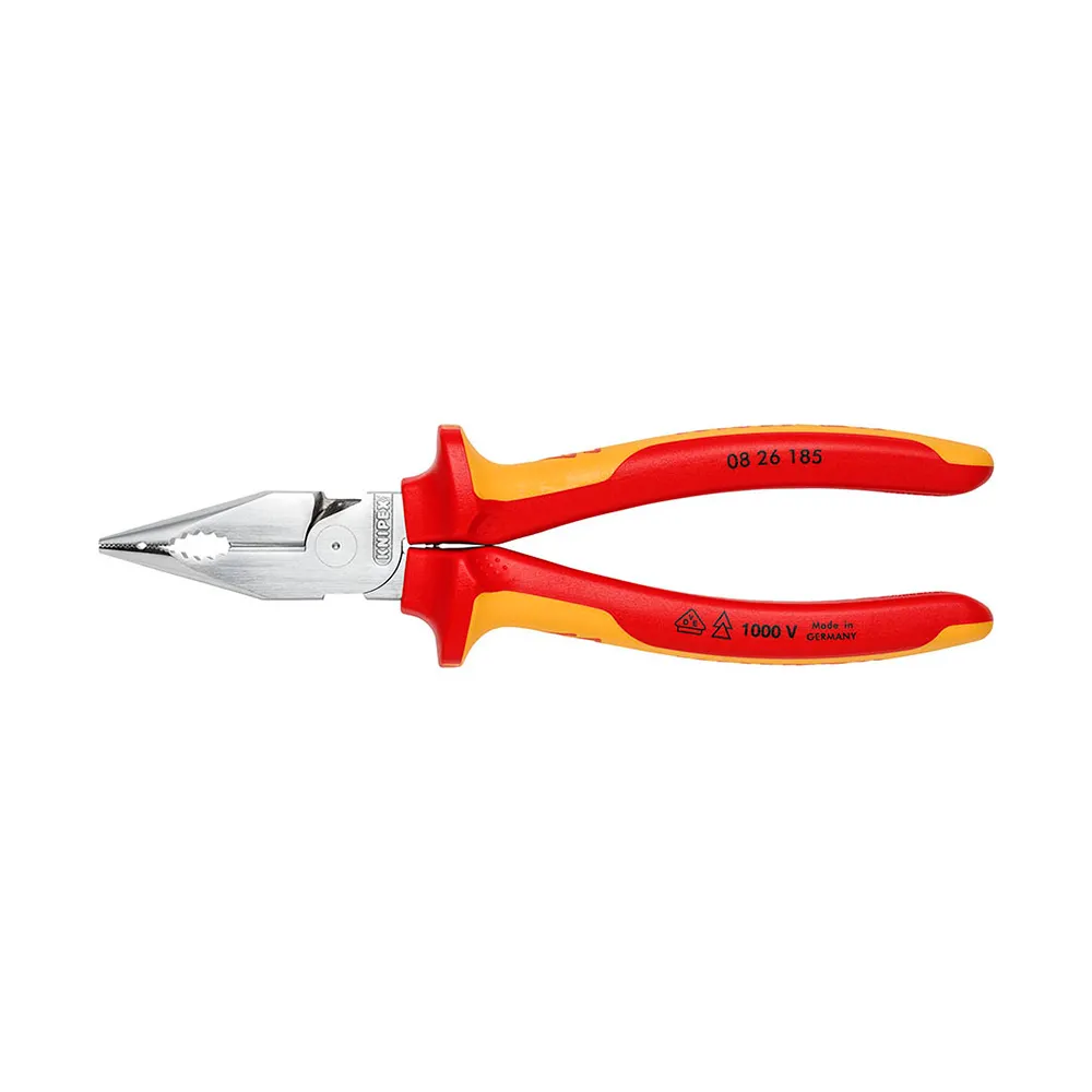 KNIPEX 185mm 1000V Needle Nose Pliers 0826185SB