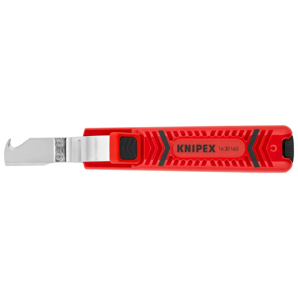 KNIPEX 165mm Dismantle Cable Knife with Hook Blade 1620165SB