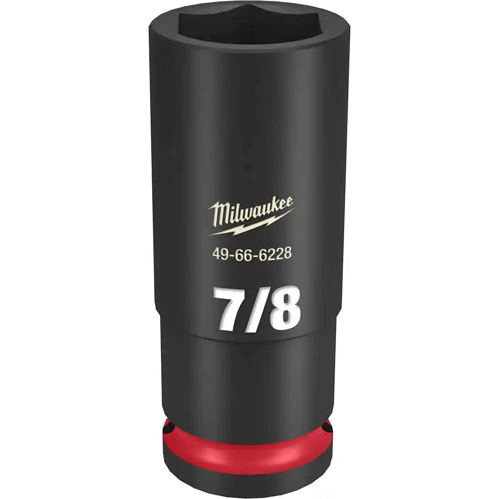 MILWAUKEE SHOCKWAVE 1/2" Drive 7/8" Deep 6 Point Impact Socket 49666228