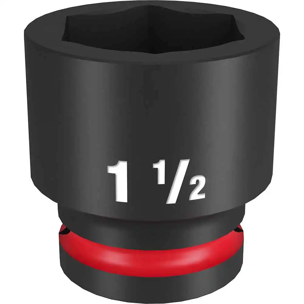 MILWAUKEE SHOCKWAVE 3/4" Drive 1-1/2" Standard 6 Point Impact Socket 49666315