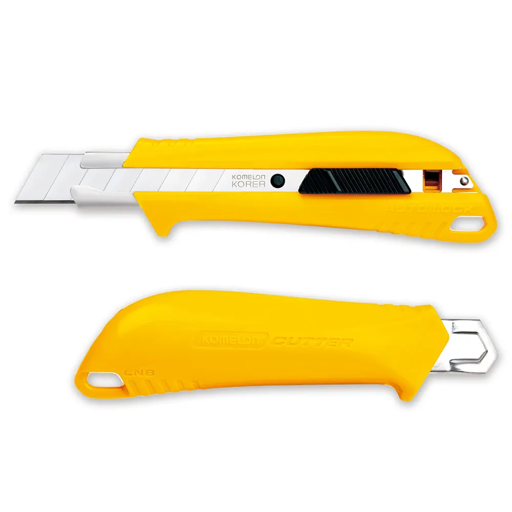 KOMELON 18mm Retractable Plastic Solid Handle Snap Knife LNBA5