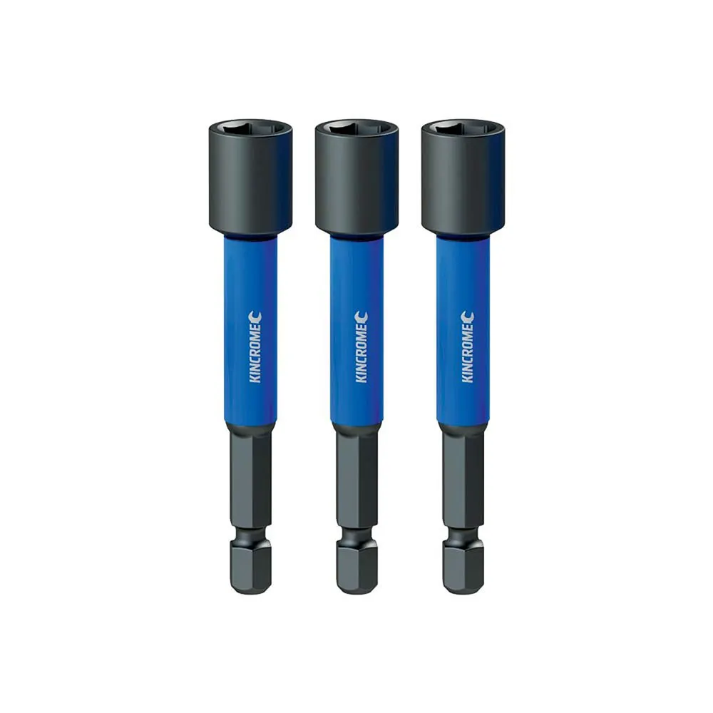 KINCROME 5/16inch x 65mm Magnetic Nutsetter Impact Bit - 3 Piece K21469