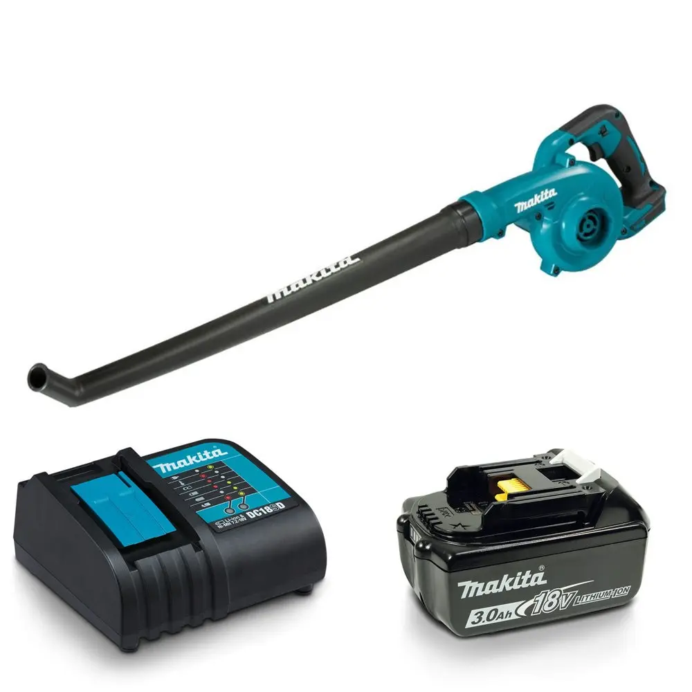 MAKITA 18V 1 x 3.0Ah Blower w. Long Nozzle DUB186SF