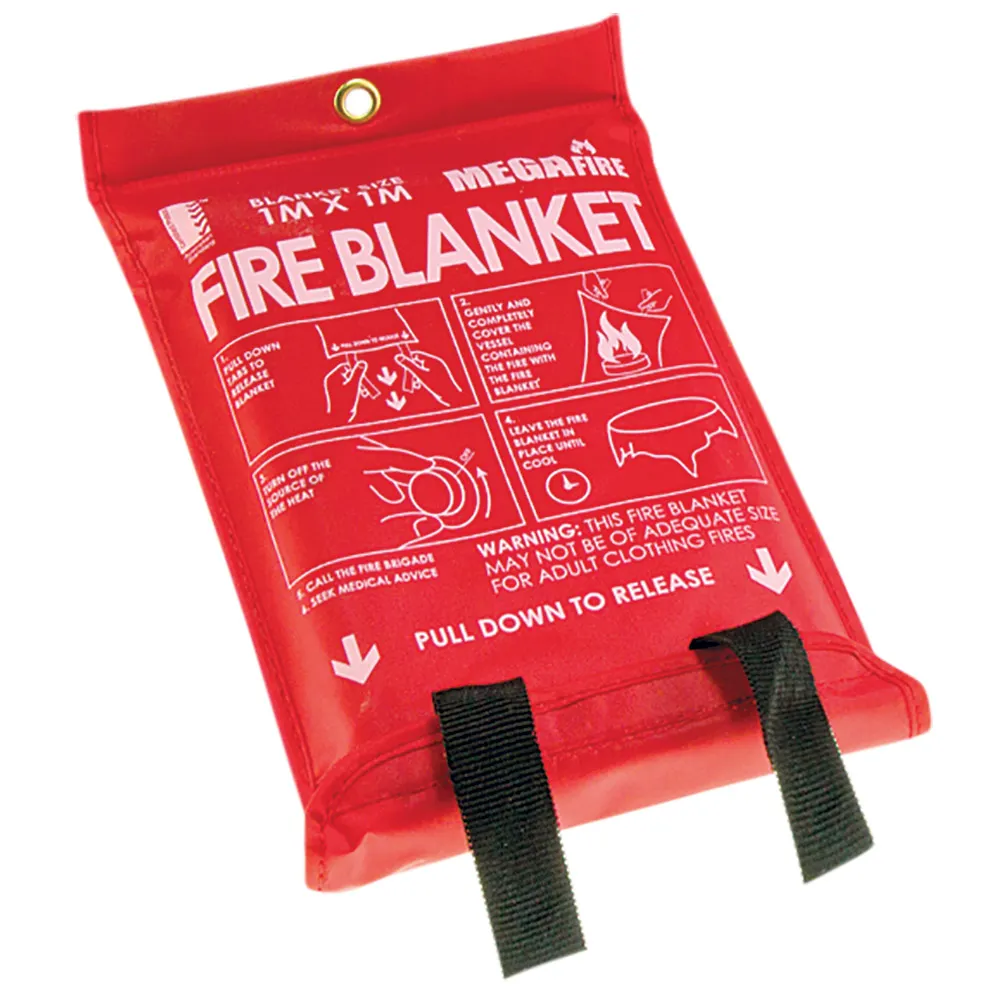 MEGAFIRE 1x1m Fire Blanket MF100