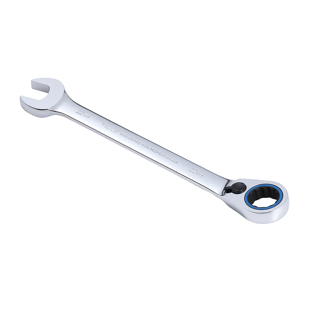TTI 22mm 72T Metric Reversible Ratcheting Ring/Open-End Spanner TRVM22