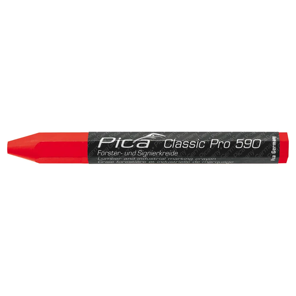 PICA Classic Pro 590 Lumber & Industrial Marking Crayon Red 59040