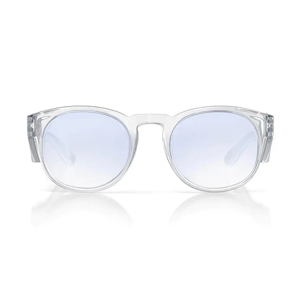 SAFESTYLE Cruisers Clear Frame Blue Light Blocking UV400 Lens Safety Glasses CRCB100