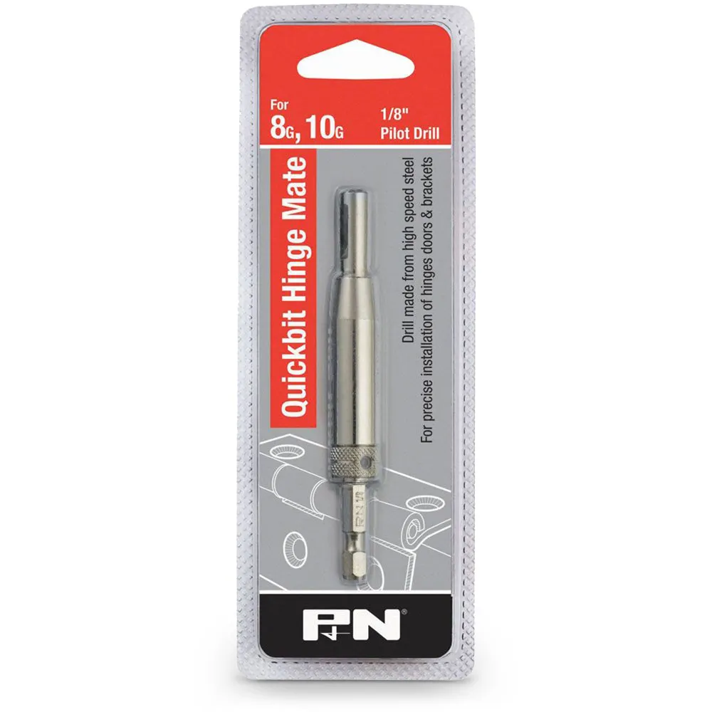 P&N QUICKBITS 1/8inch Hinge Installation Drill Bit - HINGE MATE