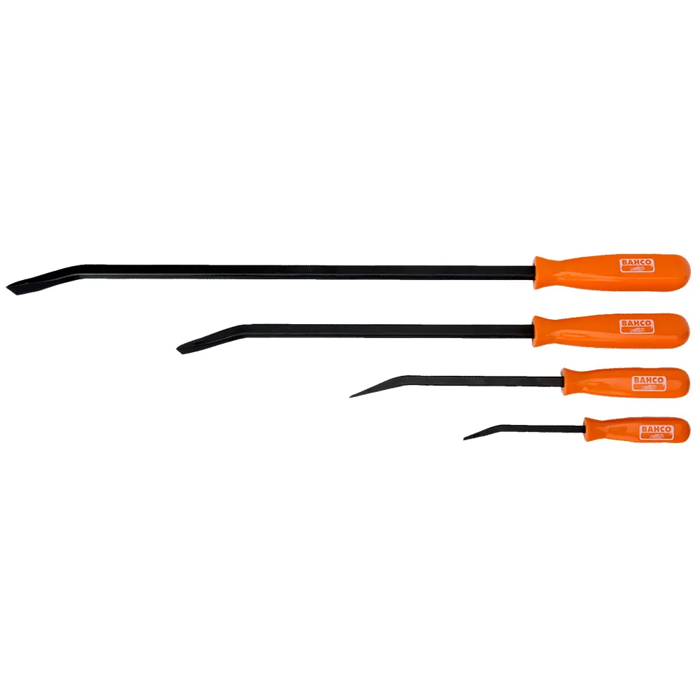 BAHCO Flat Head Pry Bar Set - 4 Piece 2484S4